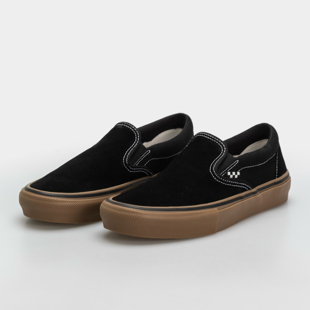 Vans skate slip on black gum (Resmi PT NAVYA)