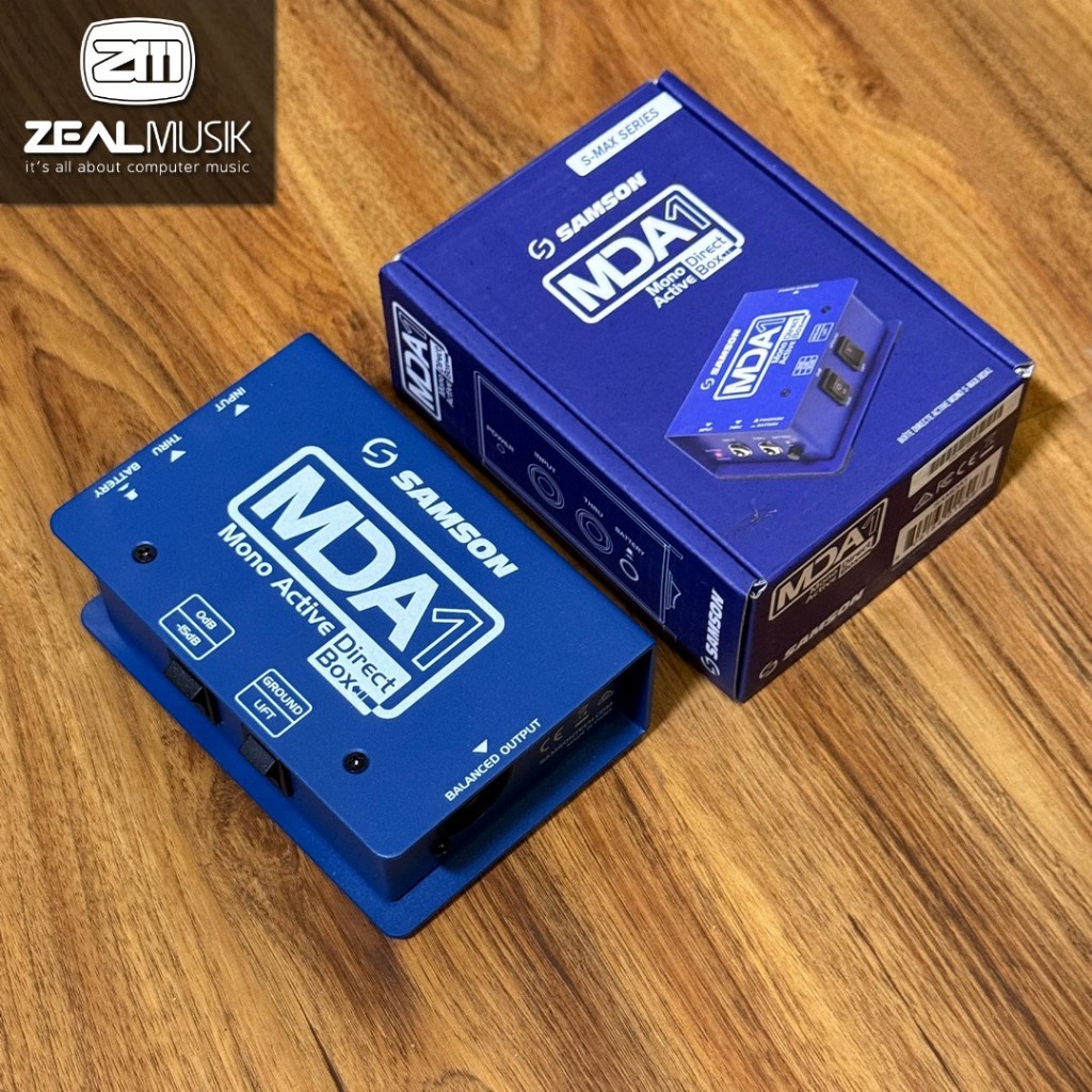 Samson MDA1 DI BOX Mono Active Direct Box DIBOX Aktif - Zeal Musik Jogja