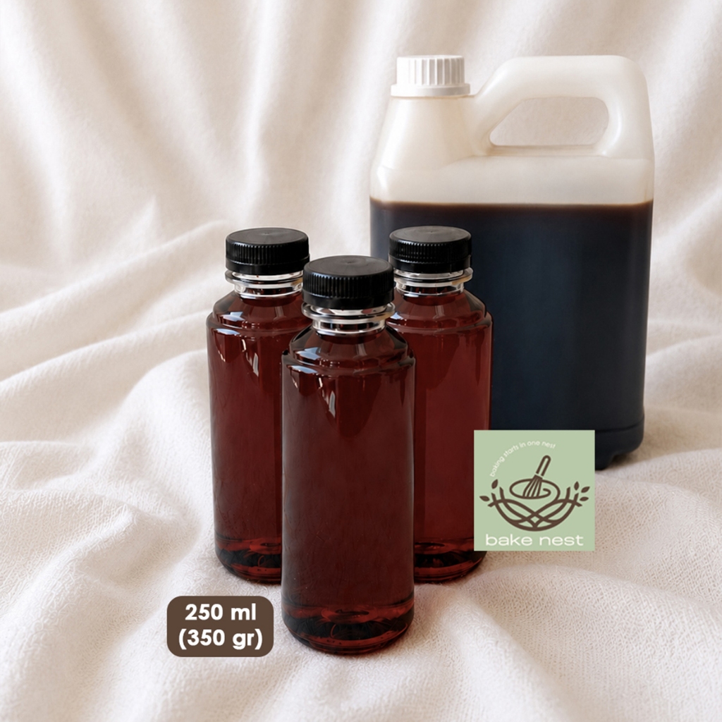 Premium Golden Syrup Dark Mooncake Sirup Repack 350 gr 350gr Homemade Sirup Karamel Kue Bulan Kemasa