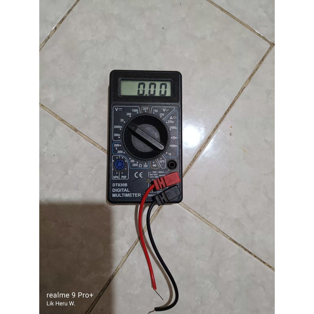 Multitester/Multimeter Digital DT-830B Multimeter DT830B ( second layak pake )