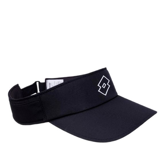 Topi Running LOTTO FZ VISOR Cap Black Original  *BEST SELLER
