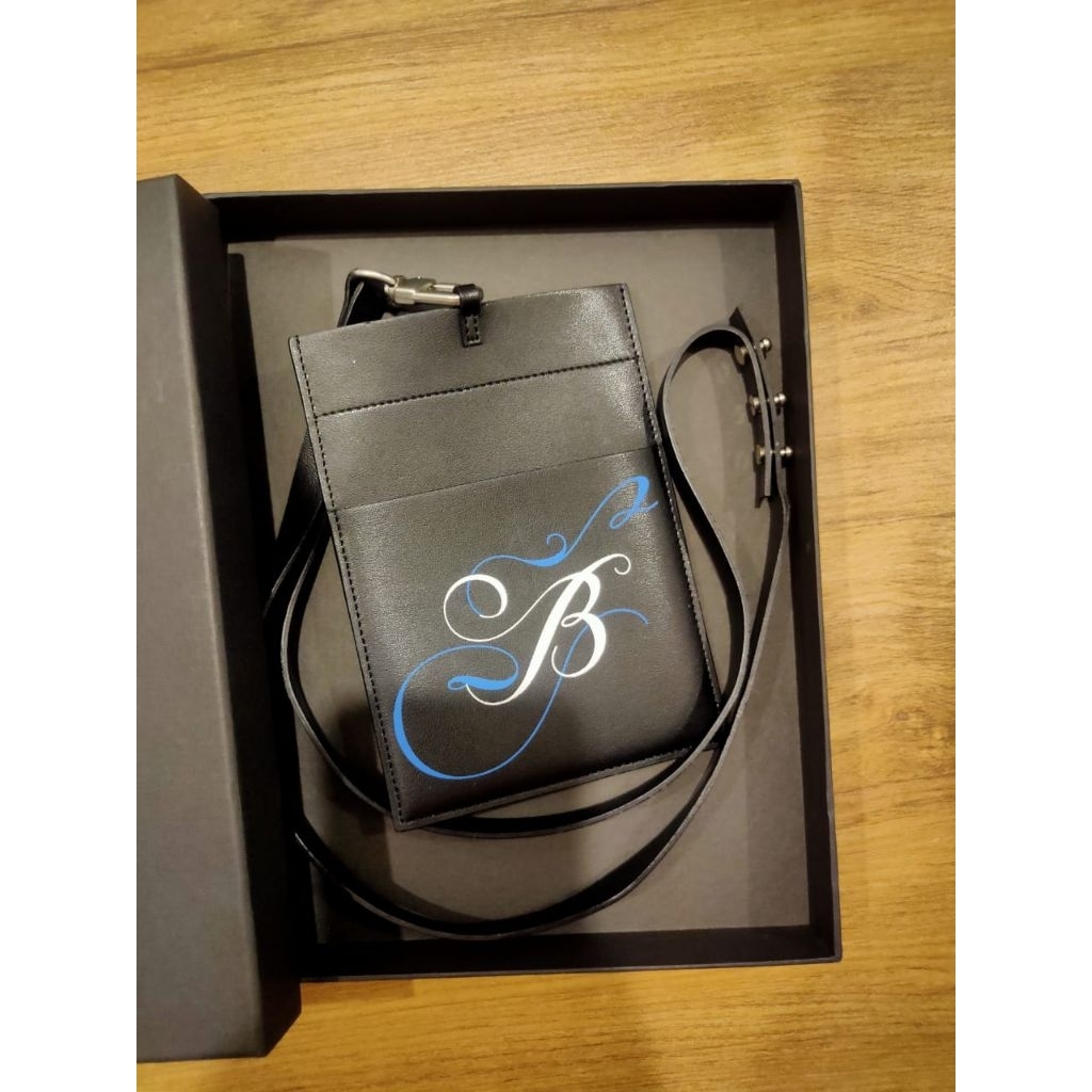 Original BTS Card Lanyard pouch / Lanyard Cardholder Kulit Gantungan Kartu ID