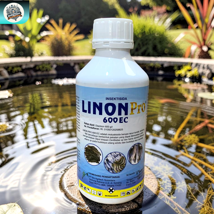 LINON PRO 600 EC – Obat Pengendali Hama Siput Trisipan & Jembret Untuk Tambak Udang & Ikan Bandeng -