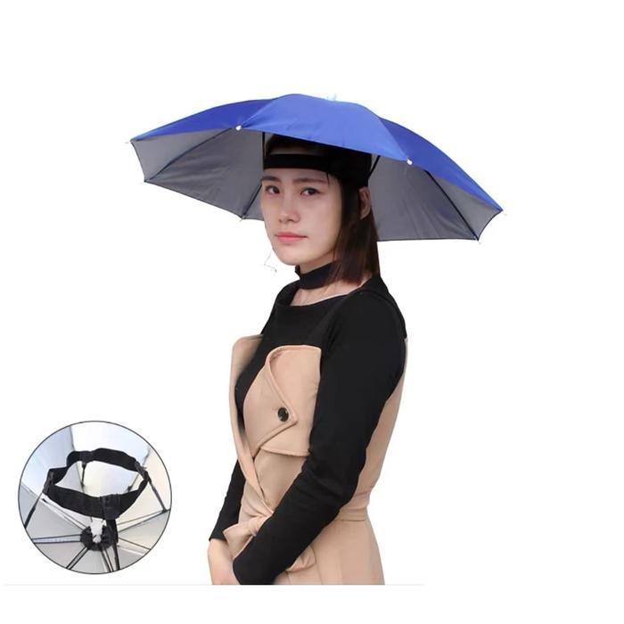 Payung Topi / Topi Payung / Payung Kepala