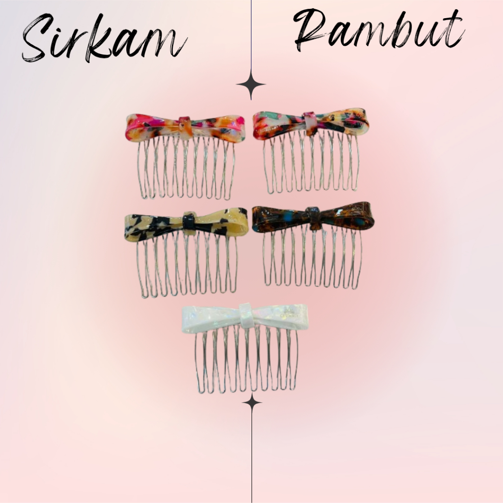 Sirkam Rambut Wanita / Sirkam Sanggul Korea / Sirkam Rambut Pita Lurus