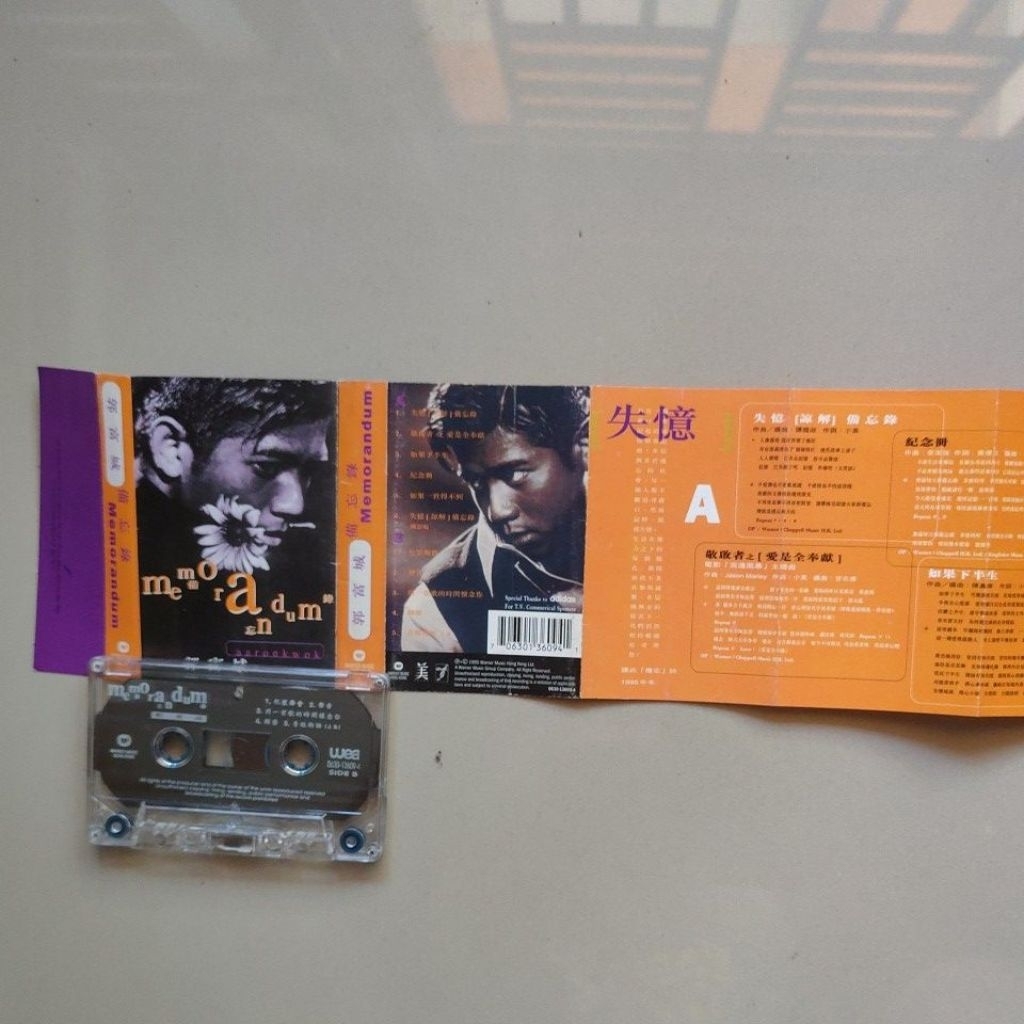 kaset pita AARON KWOK   -memorandum-