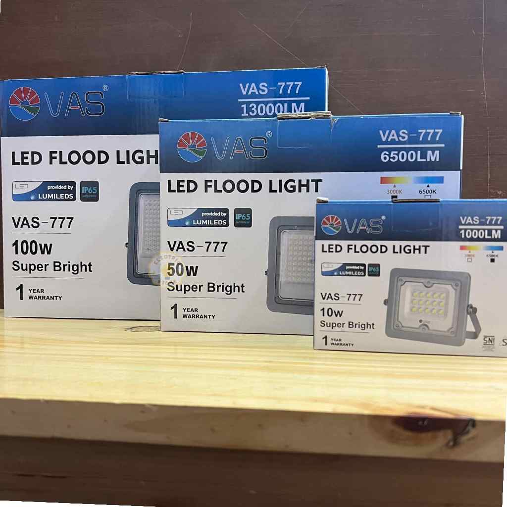 Lampu Sorot LED VAS 10W,50W,100W Lumileds VAS777 // VAS Lampu Sorot LED Flood Light 10W,50W,100W VAS