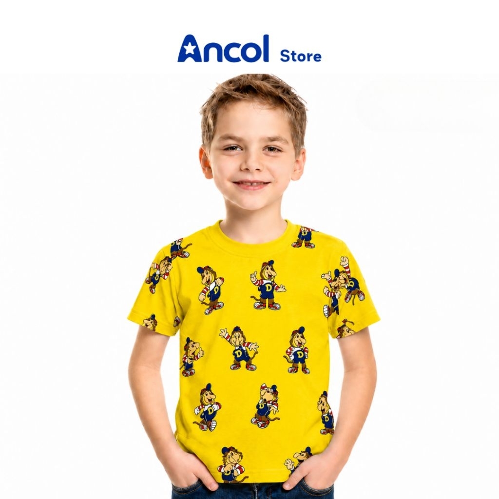 Ancol Baju Kaos Anak Full Print Dufan – Kaos Anak Penuh Gambar Dufan untuk Usia 1-12 Tahun | Officia