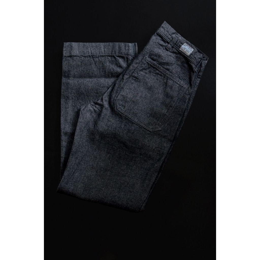 | DP-40s | 1940s USN-Inspired Denim Trousers | BLACK |