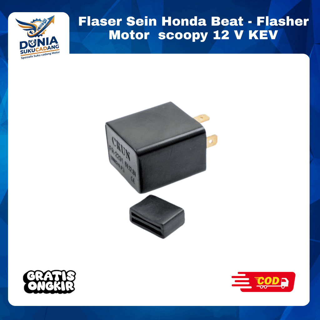 Flaser Sein Honda Beat - Flasher Motor  scoopy 12 V KEV