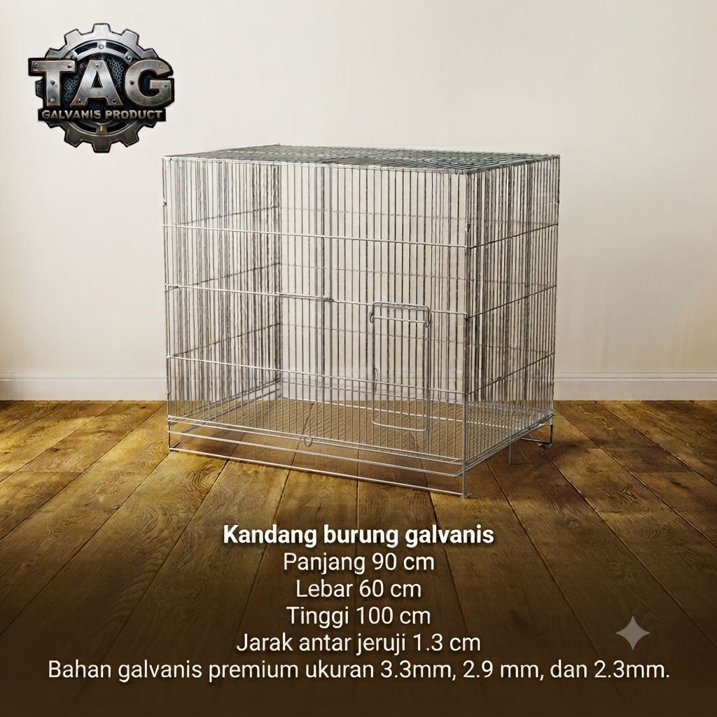 kandang burung galvanis