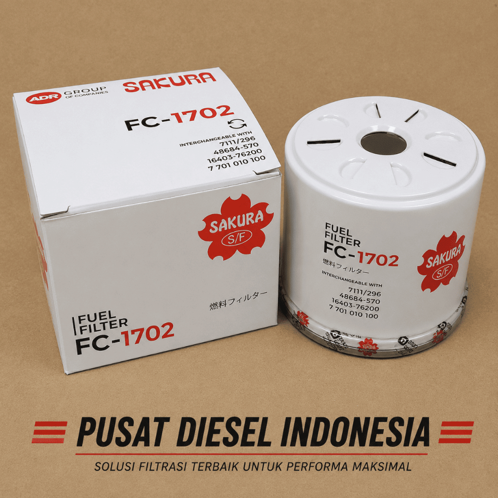 Filter Solar / Fuel Filter Linde Manitou FC-1702 FC1702 Sakura