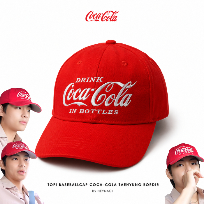 Topi Baseball Coca-cola Taehyung/ Topi Baseball Coca-cola V BTS