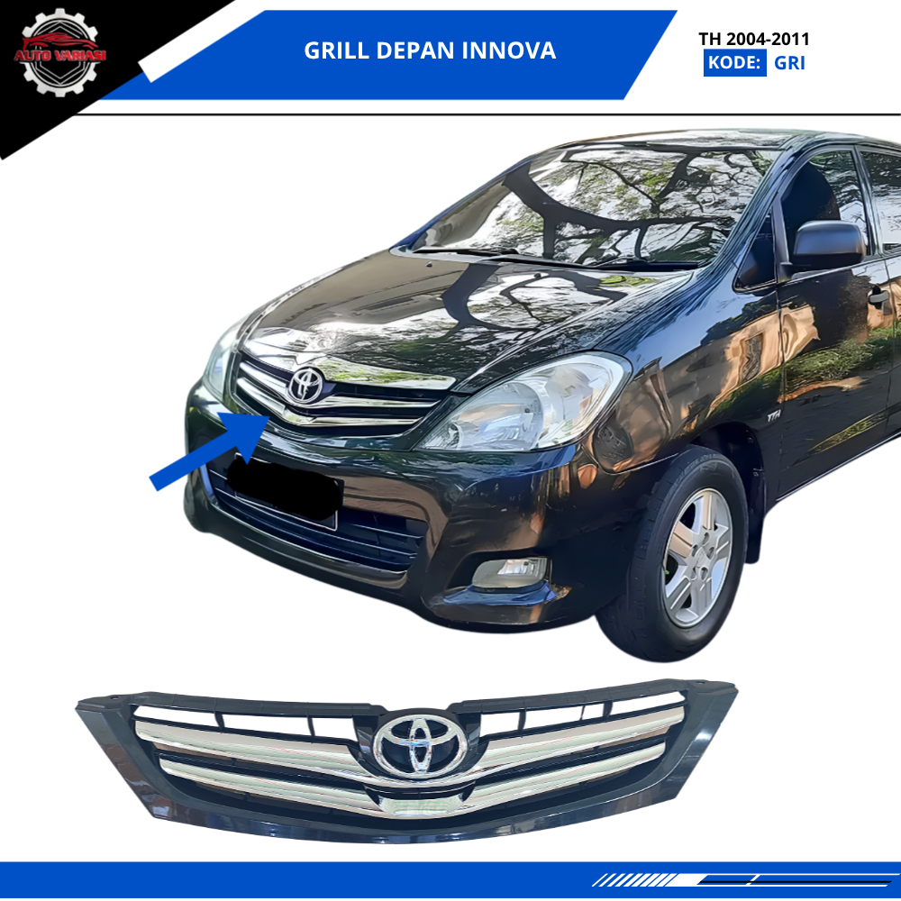 Grill Depan Kijang Innova 2008-2011 - List Grill Innova Lama