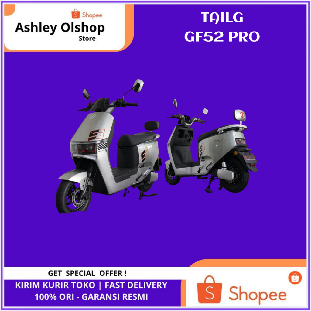 Selis GF52 PRO TAILG 1000 Watt Sepeda Listrik GF52 PRO Battery 72V/26Ah Selis GF52 PRO TAILG 1000 Wa