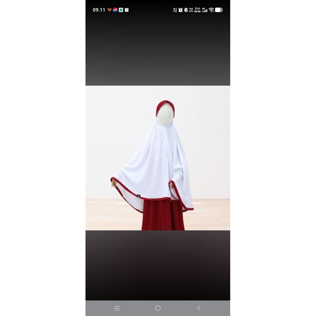 kerudung anak khairana kids L