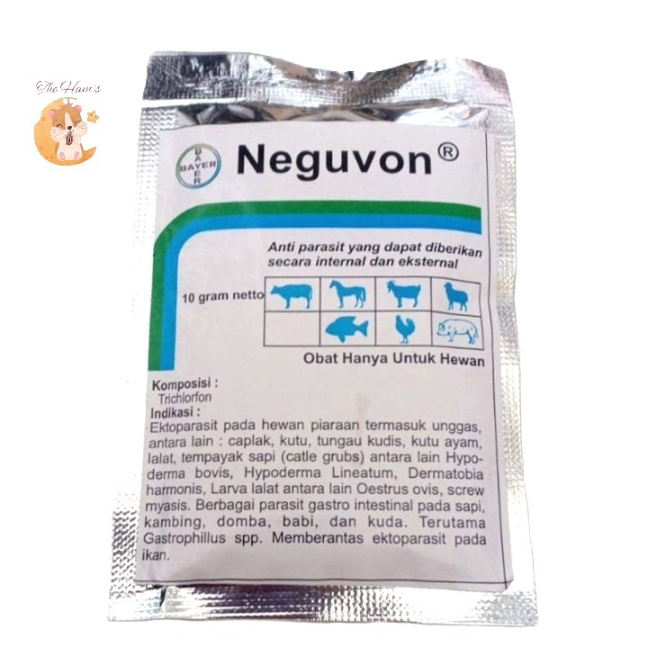 (The Ham's) NEGUVON BAYER ORIGINAL10 GRAM PEMBASMI SERANGGA DAN PARASIT