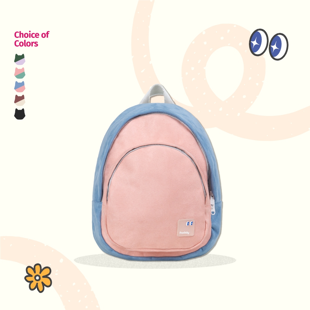 Paddy Arlo Medium Suede Backpack - Paddybag Tas Ransel Sekolah Wanita Serbaguna