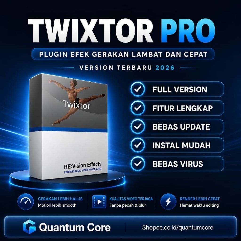 Twixtor Pro 8 Full Version Original Lifetime | For AE & Davinci (WIN & MAC)