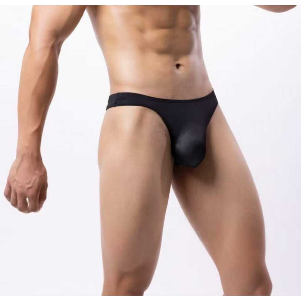 CELANA DALAM PRIA THONG GSTRING ICE SILK PREMIUM BAHAN LEMBUT DAN HALUS