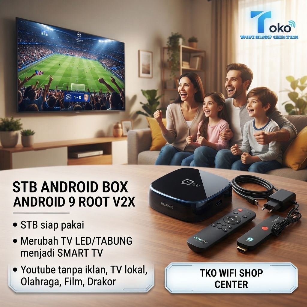 STB ANDROID V2X DENS TV STB ANDROID TERBARU