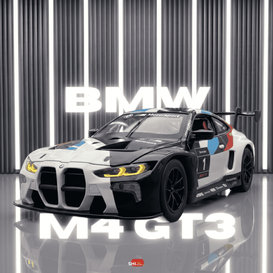 Diecast Miniatur BMW M4 GT3 Scala 1:24 CCA CCA Cool Chic Auto Diecast Alloy Collection Light Premium