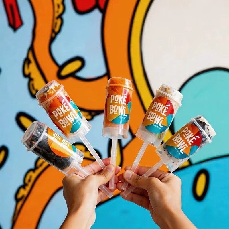 (10 SET) Kemasan Sushi Push Pop - Cake Push Pop Packaging Kecil