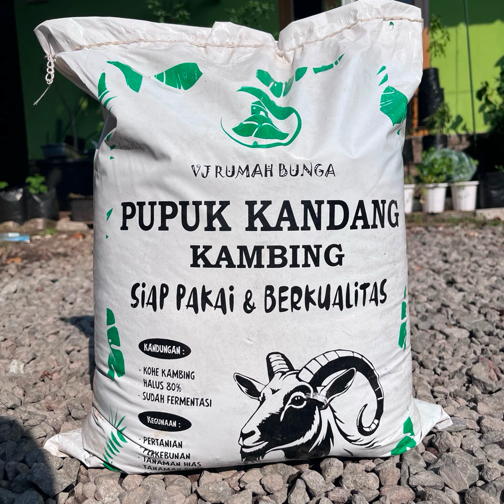 Pupuk Organik kandang kambing kemasan 7kg