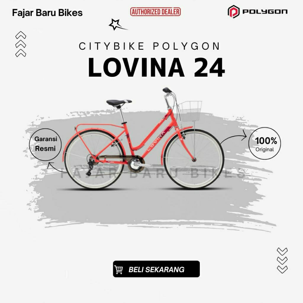 Sepeda Citybike Polygon Lovina 24