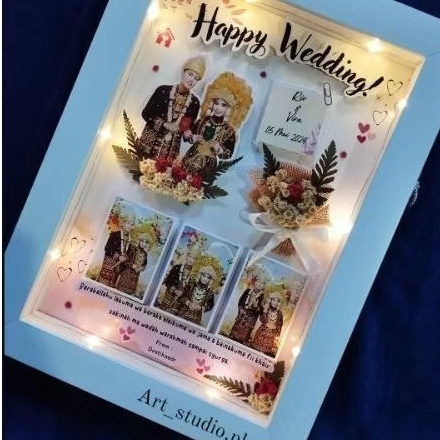 Kado Unik Frame LED|Kado Pernikahan|Wisuda|Birthday|Anniversary
