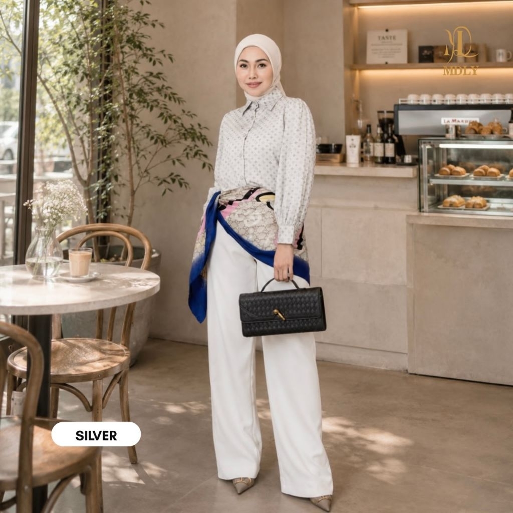 MDLY/Starry blouse by Mdly/Blouse terbaru/Blouse elegant/Blouse premium