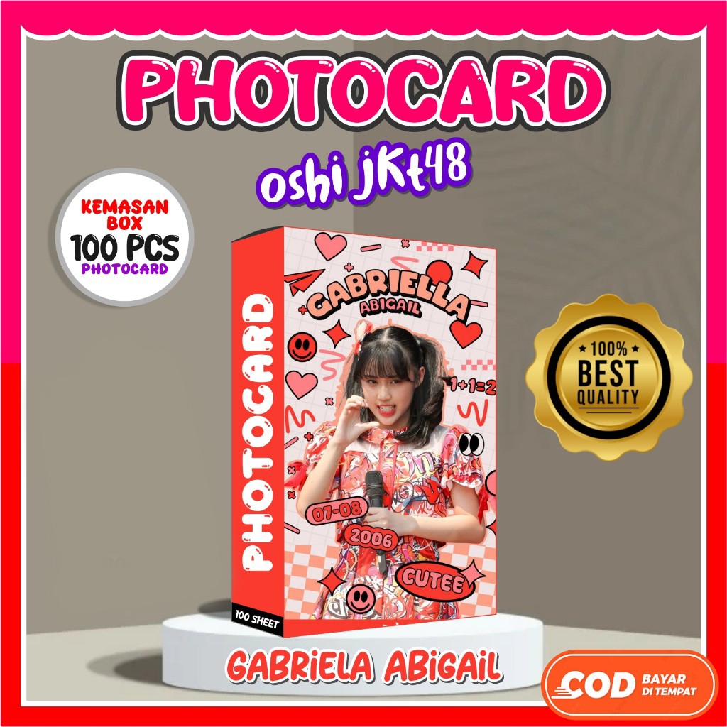 100 Photocard Ella JKT48 Bonus Gantungan Kunci - Galeri Photocard