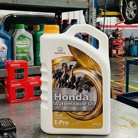 Oli Mobil e pro gold 0w 20 original oli honda epro gold 0w-20 kemasan 4 liter