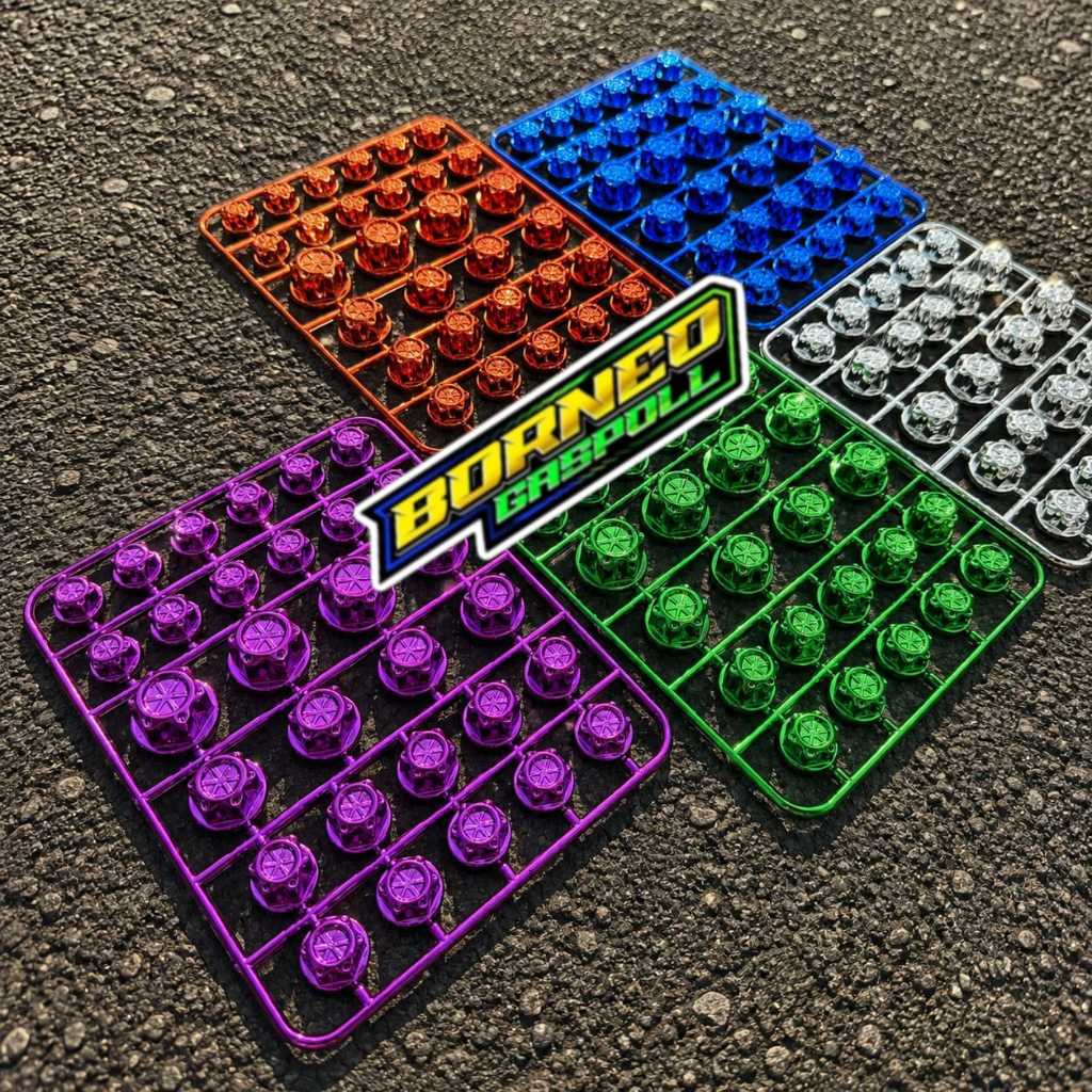 COVER TUTUP BAUT PROBOLT WARNA / MONEL BAUT 8,10,12,14 DLL PEMANIS VARIASI