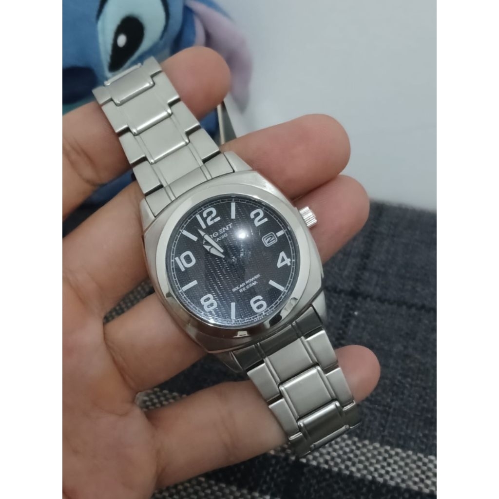 casio vintage argent solar like new