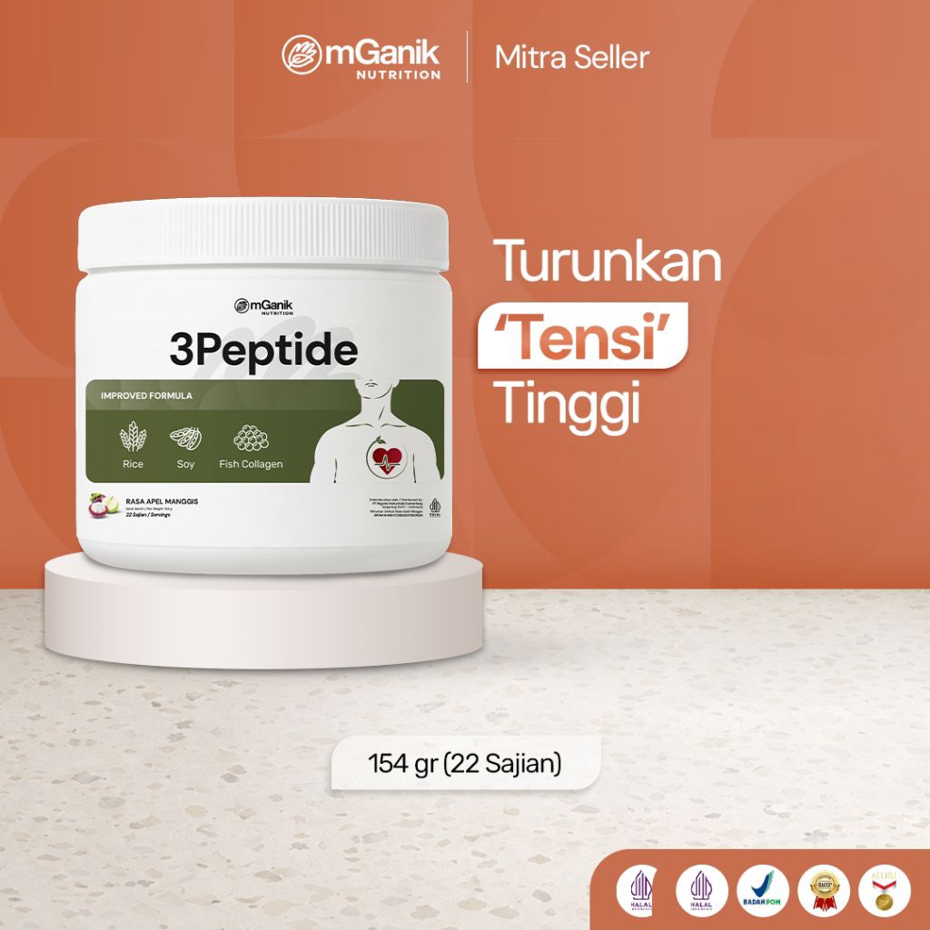 mGanik 3Peptide-Suplemen Jantung Kardiovaskuler-Agen Lampung