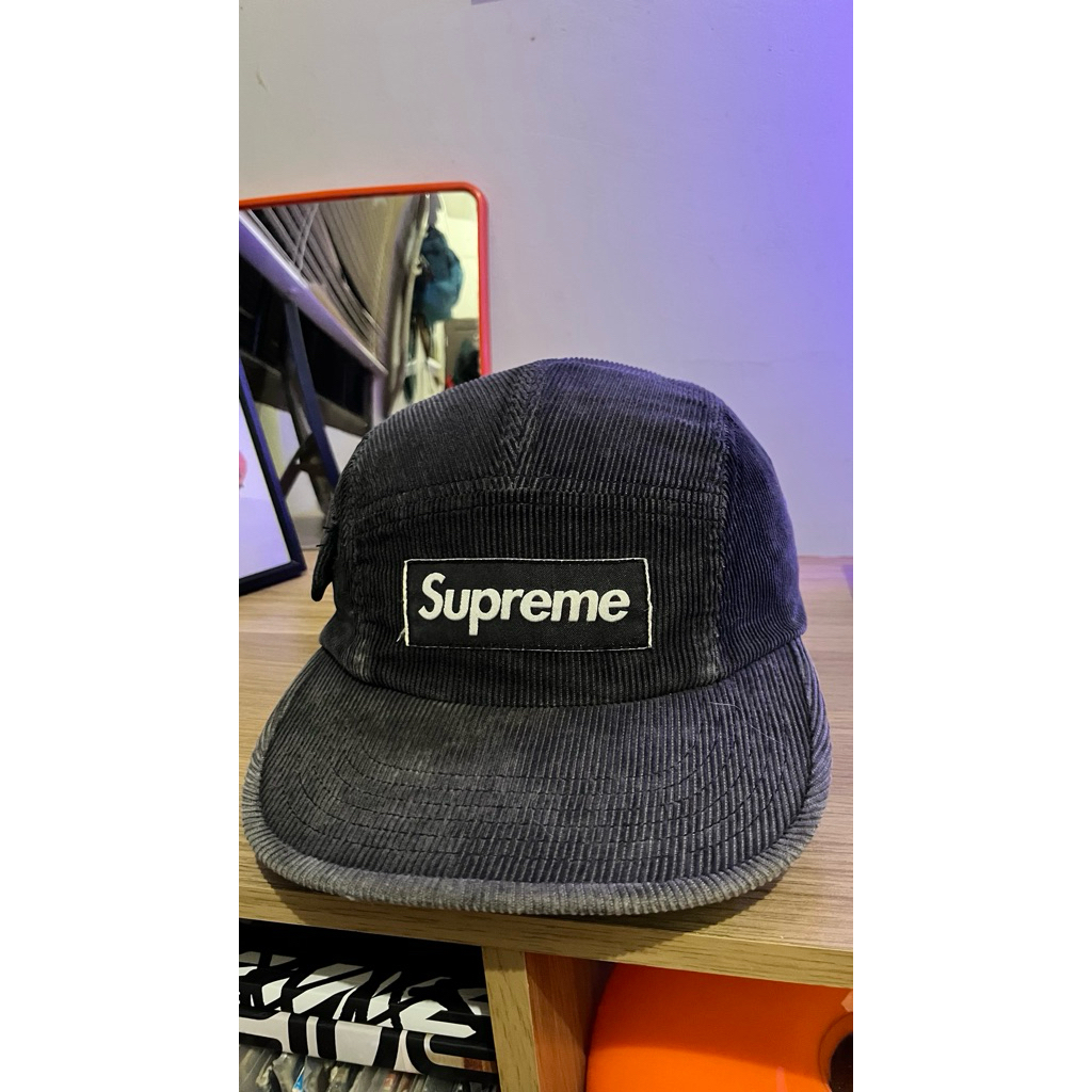 Supreme Corduroy Camp Cap
