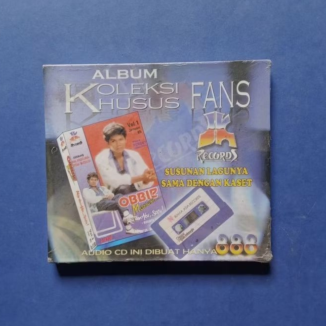CD Audio Music Album Koleksi Khusus Fans Obbie Messakh Album Kau Dan Aku Satu Prod JK Records ( SEGE