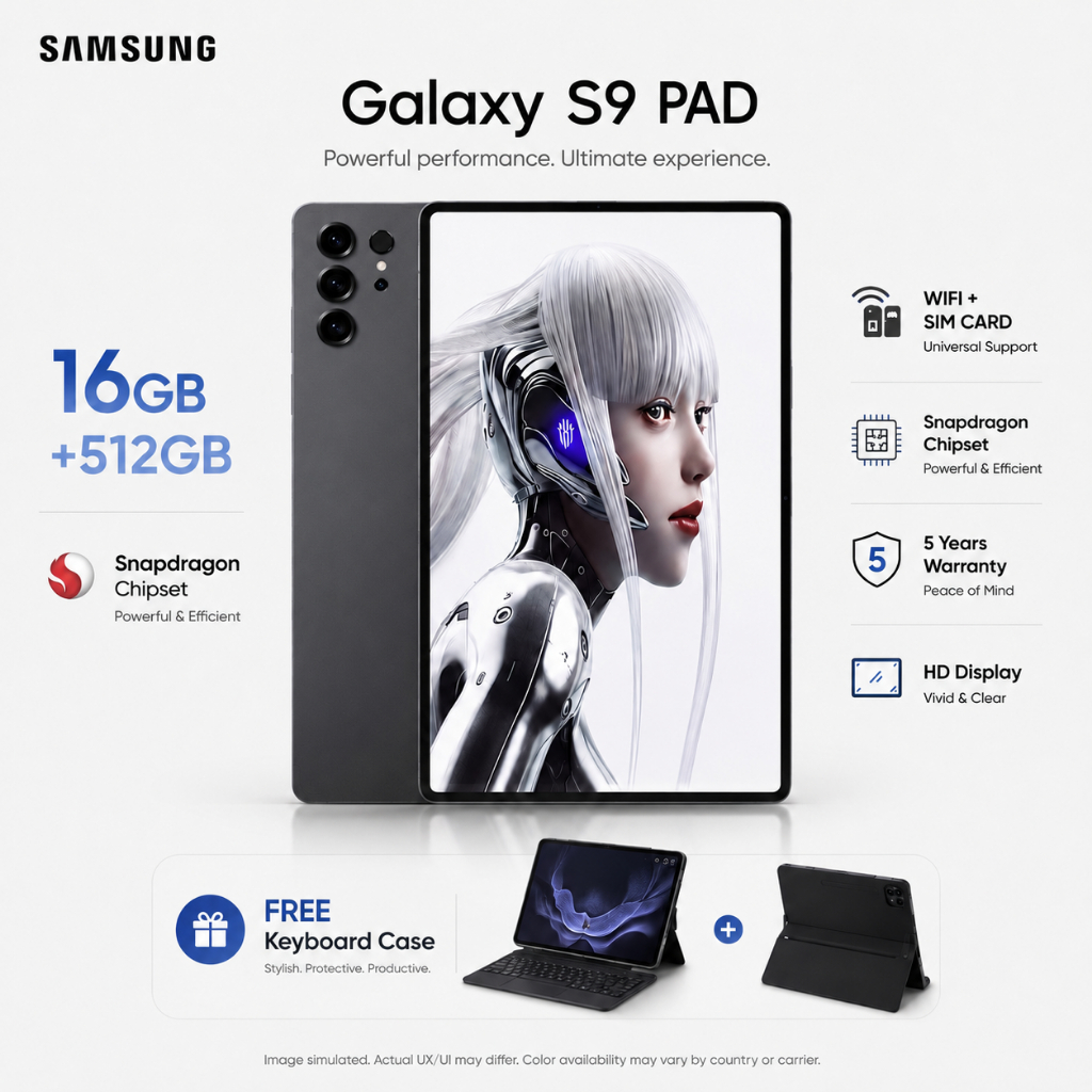 Samsung Galaxy Tab S9 WiFi Tablet 11 Inch 16GB+512GB Dynamic AMOLED 2X 120Hz Garansi 5 Tahun