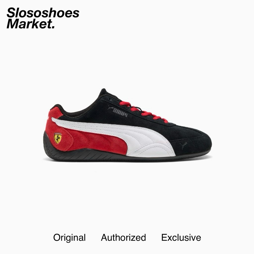 Puma Speedcat OG Ferrari - Black White Rosso
