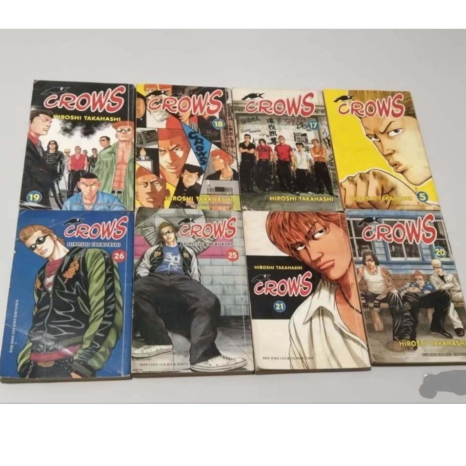 KOMIK CROWS CABUTAN ORI UPDATE STOK
