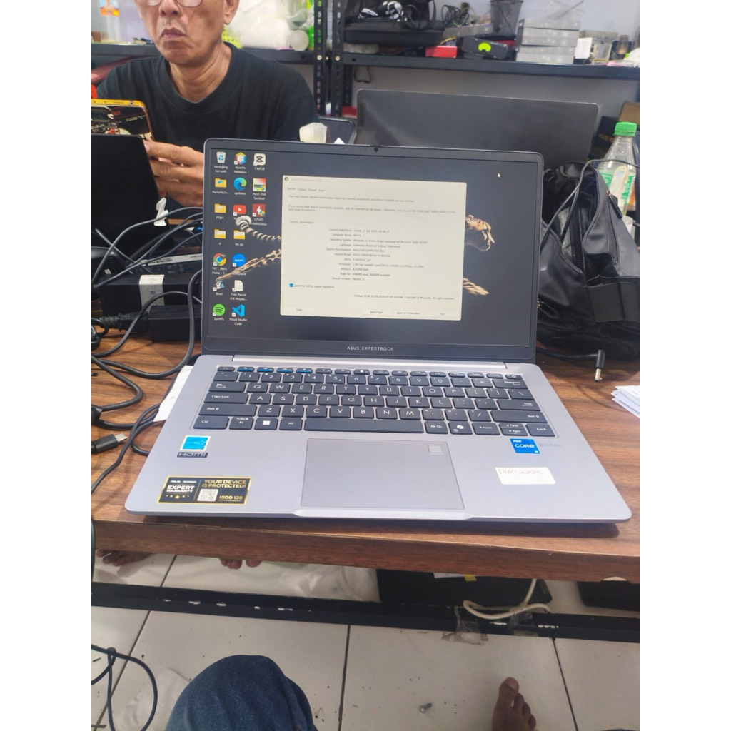ASUS EXPERTBOOK P1403CVA I5-13420H 8GB RAM 512GB SSD GARANSI ON MULUS
