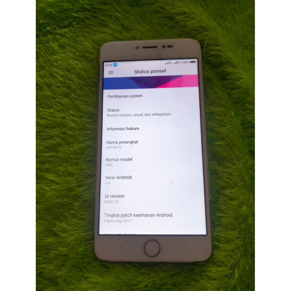 lcd touchscreen advan g2 i55c copptan sama frame