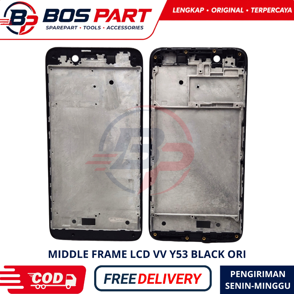 MIDDLE FRAME LCD VIVO Y53 ORI / DUDUKAN LCD
