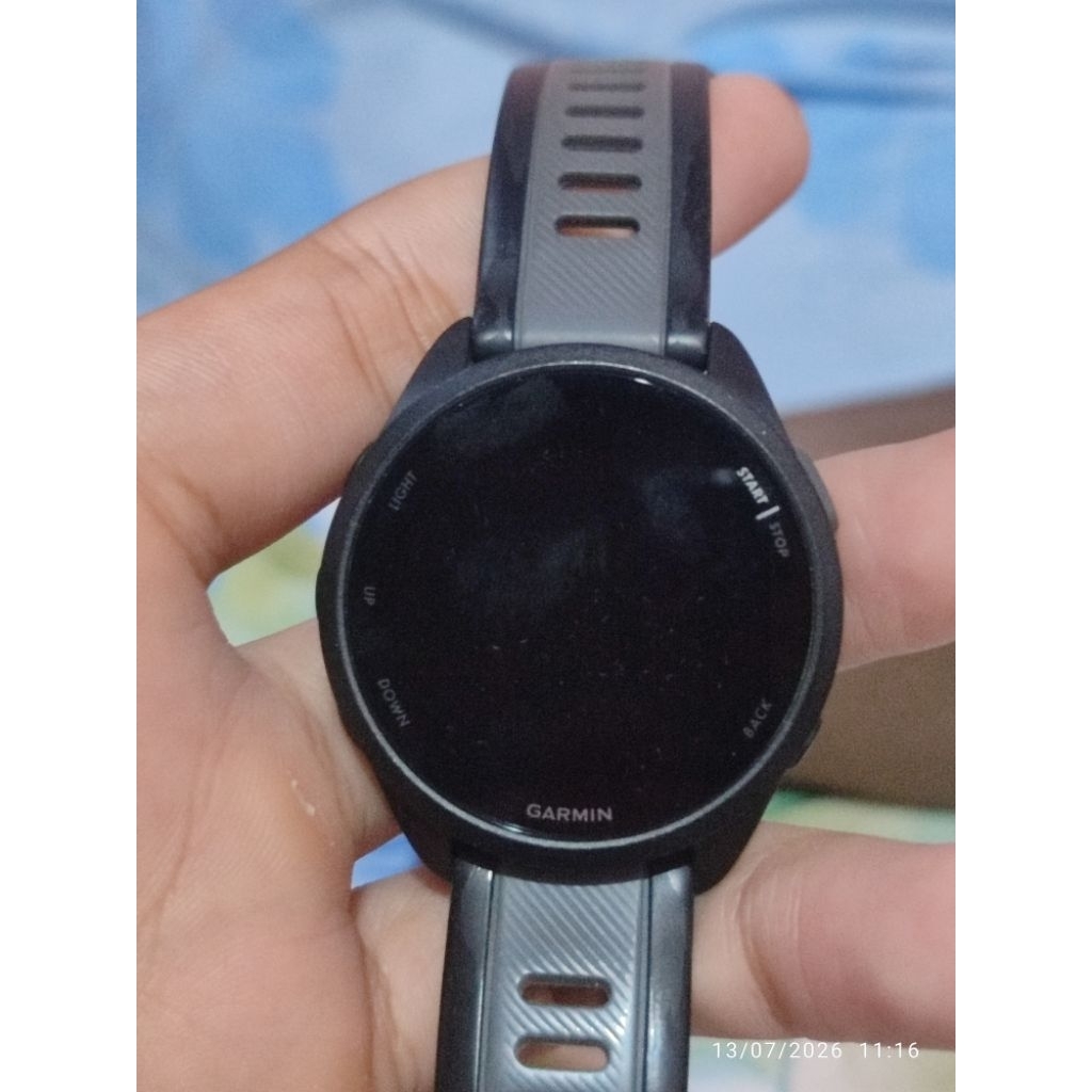 GARMIN FORERUNNER 165 BLACK SECOND SMART WATCH