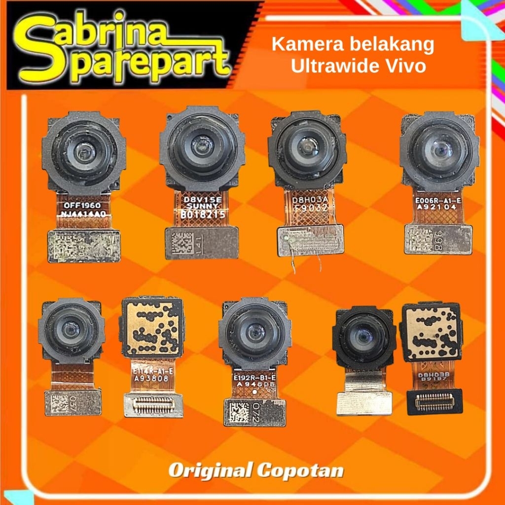 Kamera Belakang ultrawide Vivo Y12  Y15 Y17  Y30  Y50 Y51 V15  V15 PRO S1 pro Second Original Copota