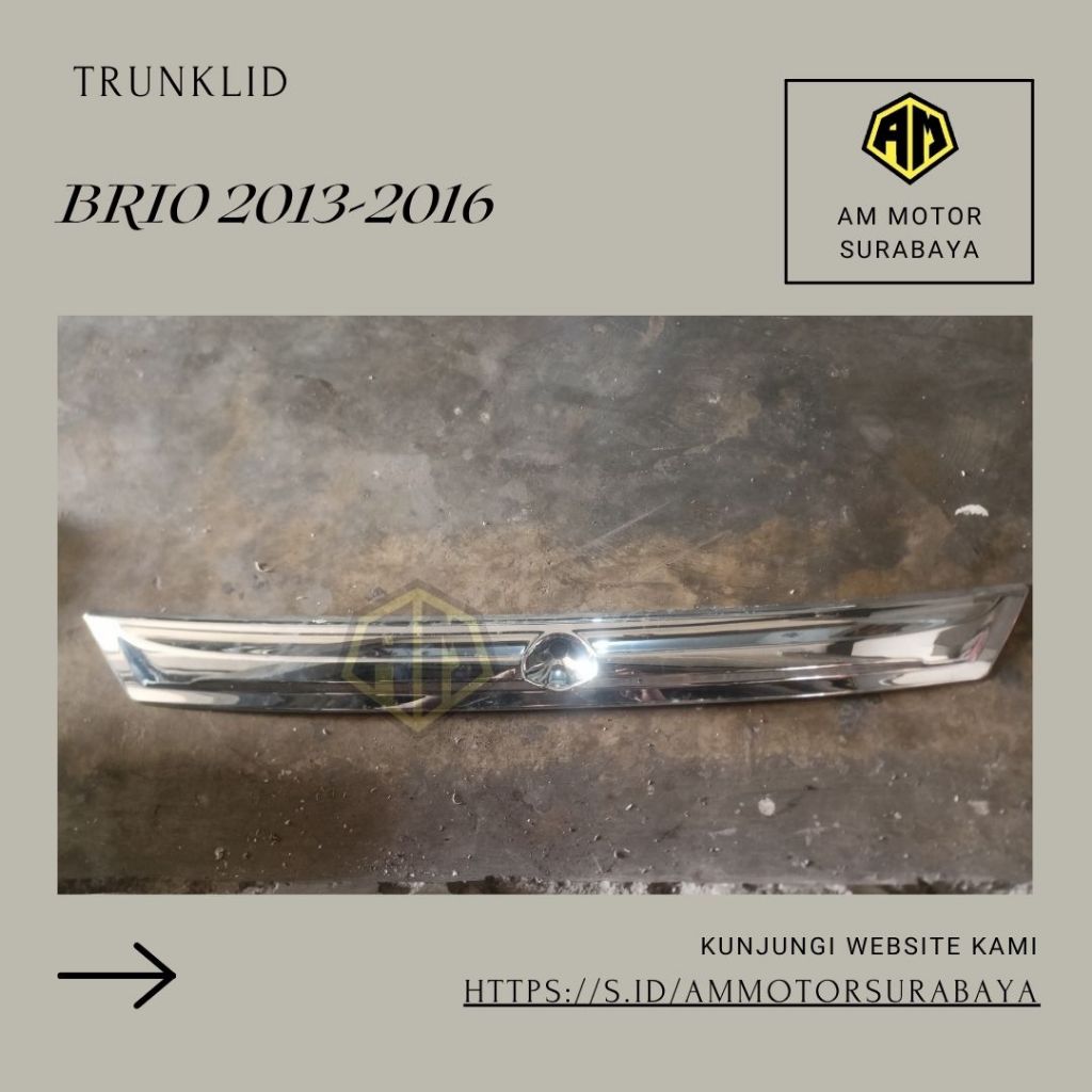 TRUNKLID BRIO 2013-2016