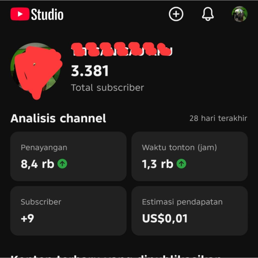 AKUN YOUTUBE MONET