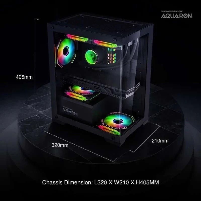 Casing PC Armaggeddon Aquaron MATX RGB