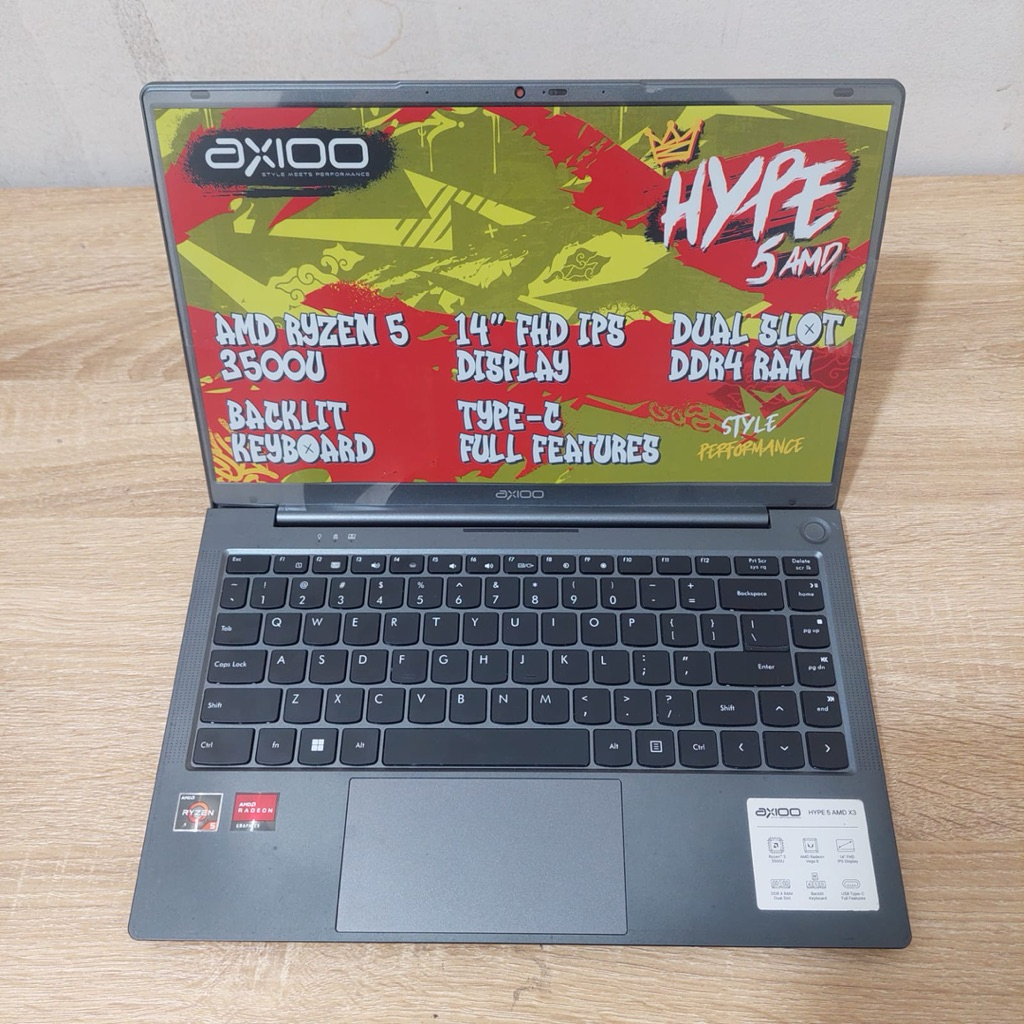 Laptop Axioo Hype 5 X3 AMD ryzen 5